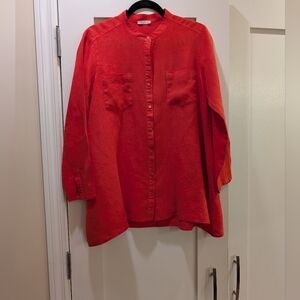 Eileen Fisher Handkerchief Linen Blouse